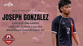 Joseph Gonzalez - LWB/LB - 2024 Highlight Reel