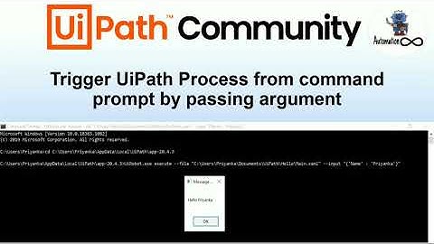 How to invoke UiPath xaml file using Command Prompt(Cmd)