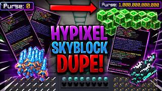 Skyblock Infinite Coins Method Using a Hypixel Dupe Mod | August 2026 Glitch Update