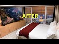 Cluttered Bedroom Gets a Minimalist Hotel Vibe Makeover