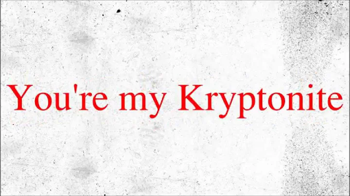 Rymez x James Arthur - Kryptonite (Lyric Video) Ne...