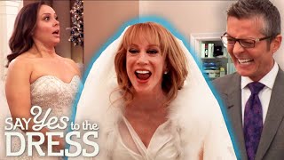 Comedian Kathy Griffin Surprises Her Assistant During Dress Appointment! | Say Yes To The Dress