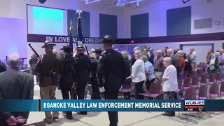 Roanoke Valley Holds Law Enforcement Memorial Service