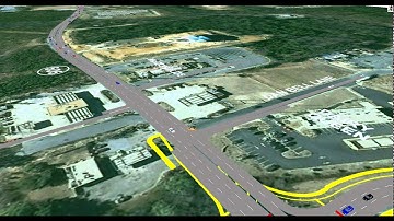 VDOT: Roundabout Traffic Simulation Video