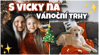 VLOGMAS #7🎄 | ✨S VICKY NA VÁNOČNÍ TRHY, připravuju holky na výstavu 🐾