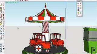 Sketchyphysics 3.2 - Animating a merry-go-round