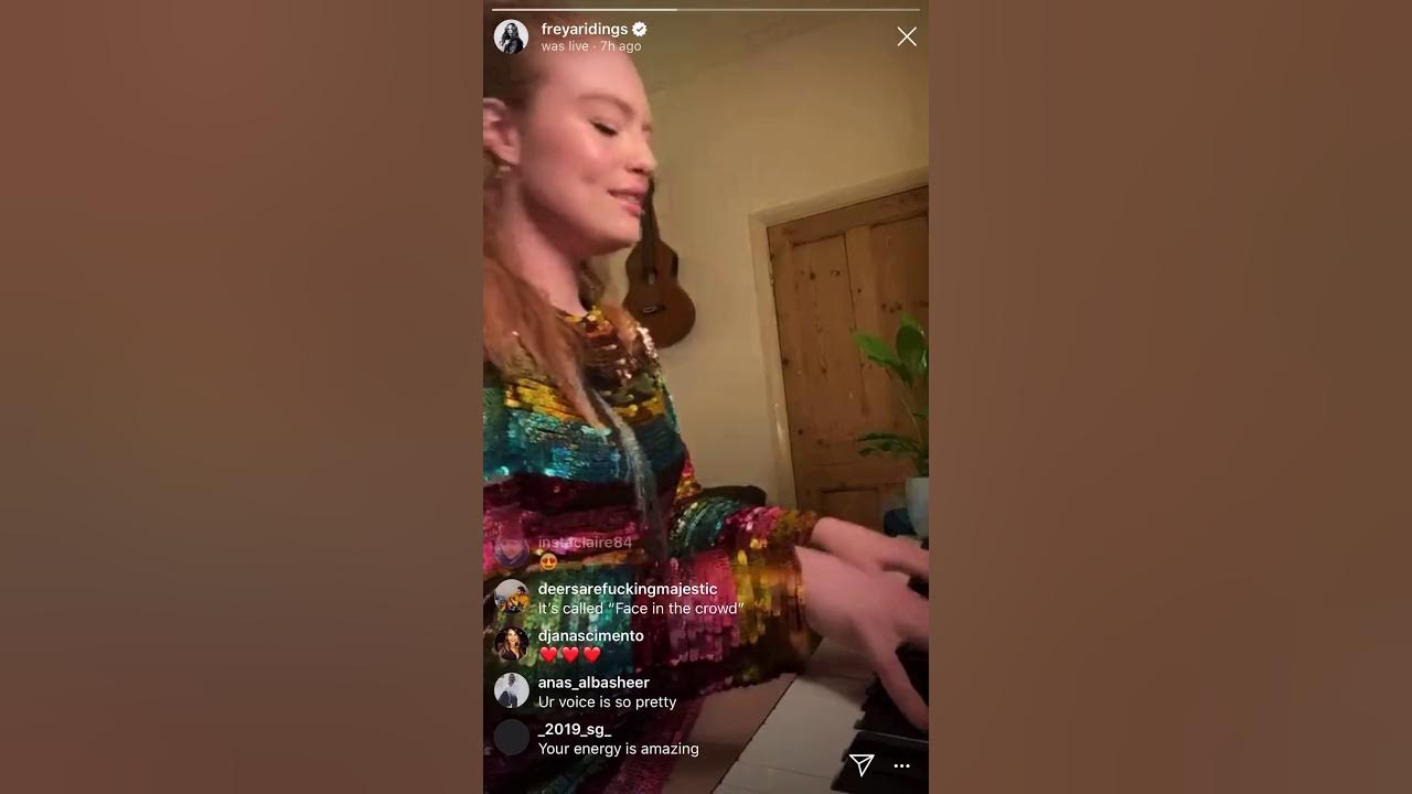 Face in the crowd by Freya Riding (unreleased song) YouTube