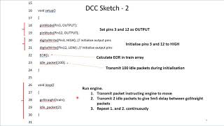 DCC Part 4: Arduino sketch for DCC