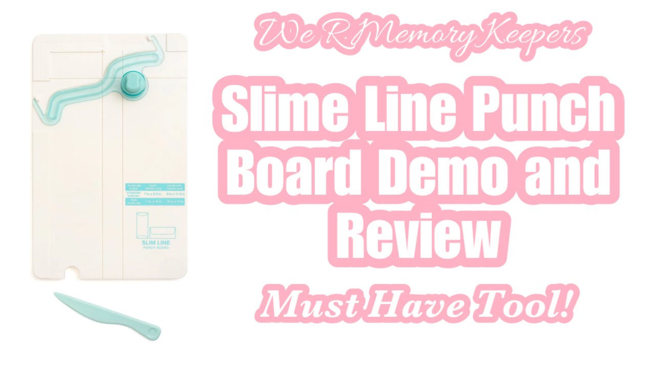 Демонстрация и обзор Slimline Punch Board