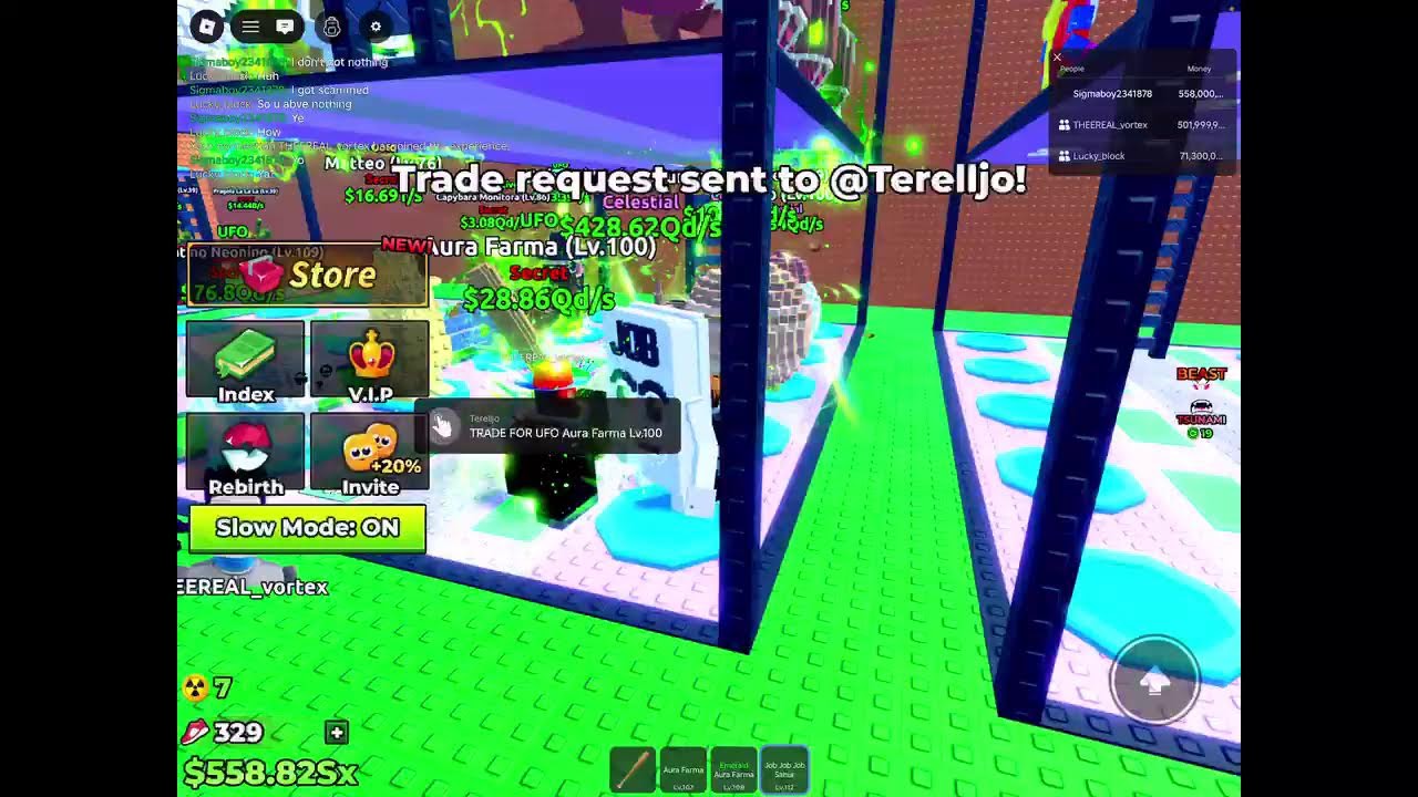 ESCAPE STUNAMI FOR BRAINROTS AND SAB EXCHANGE TRADING!