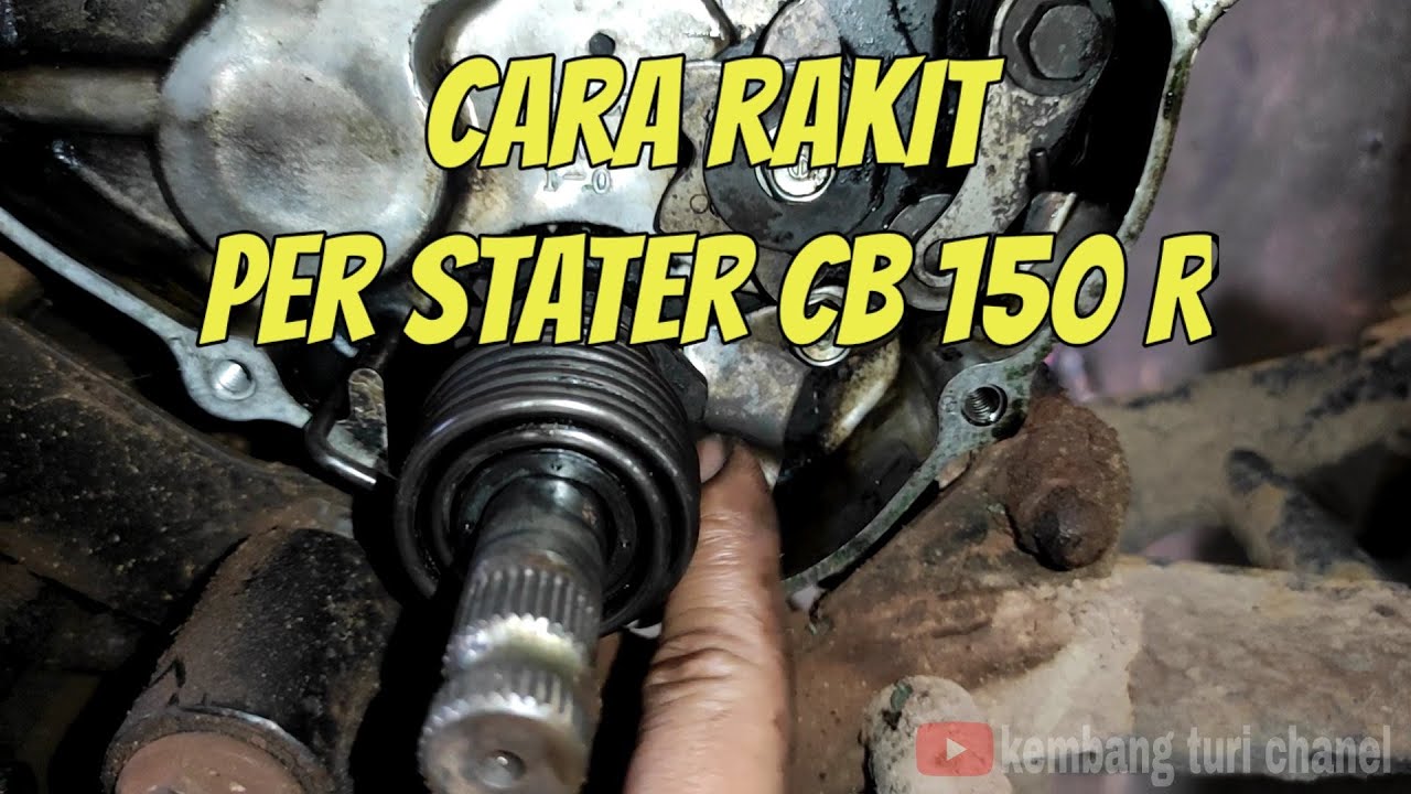 cara pasang per stater cs1 atau cb 150 R (rakit stater cb 150)