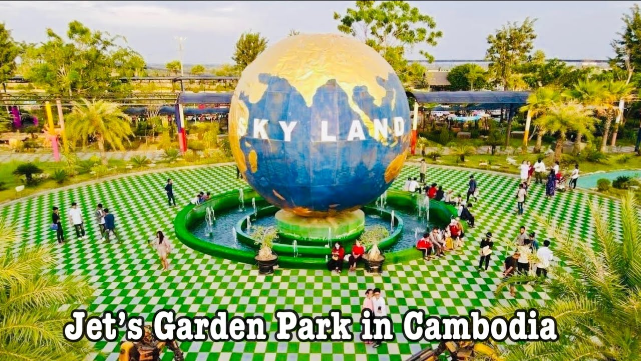 Jet’s Garden Park in Kandal Province, Cambodia