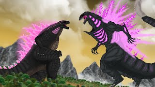 Godzilla evolved 2024 VS Shin Godzilla Final form 5 [ GODZILLA BATTLE ]