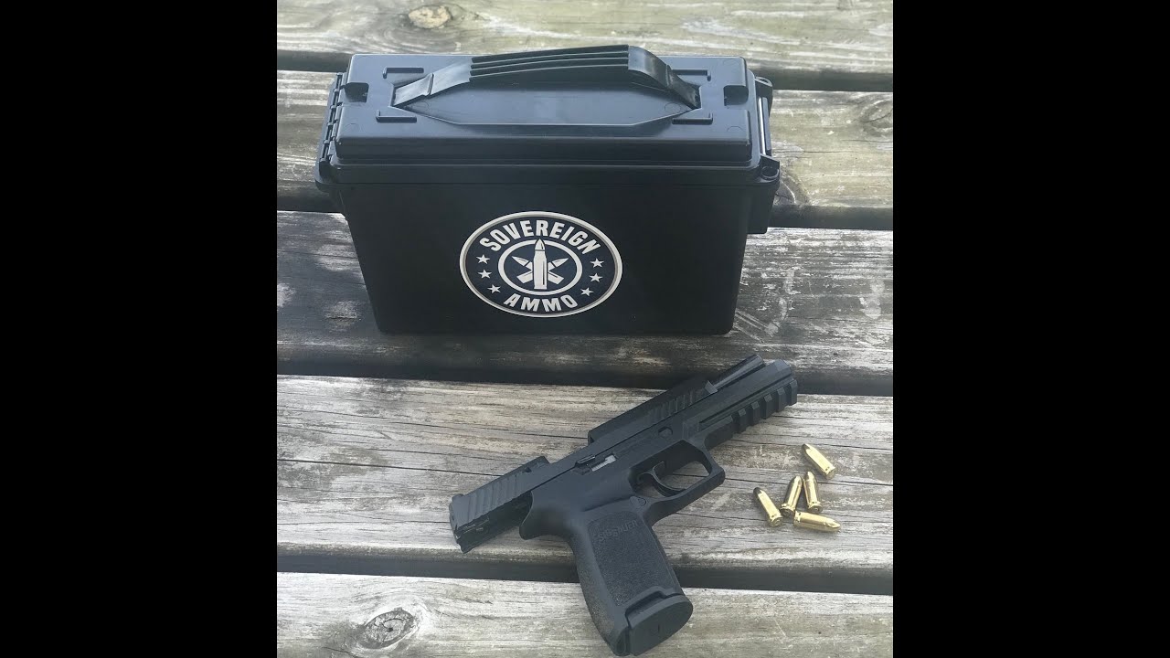 4 Pistol test. Shooting with Sovereign 9MM Ammo Sig Sauer, Walther, Glock and Beretta