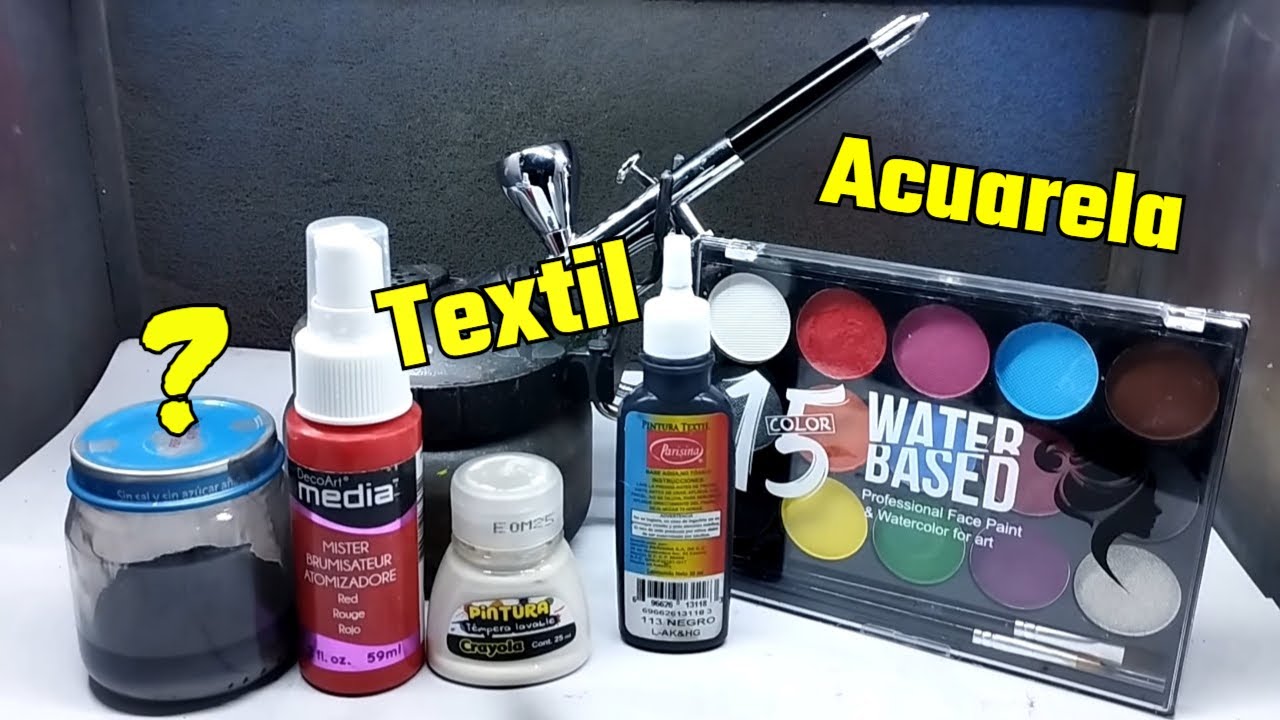 Que PINTURAS se pueden USAR con AEROGRAFO