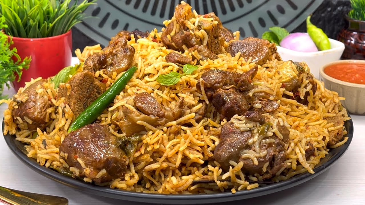 Easy and Tasty 1 kg Mutton Pulao Recipe | Best Mutton Pulao | Cook with ...