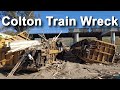 Colton Train Wreck : 25 Hours Later