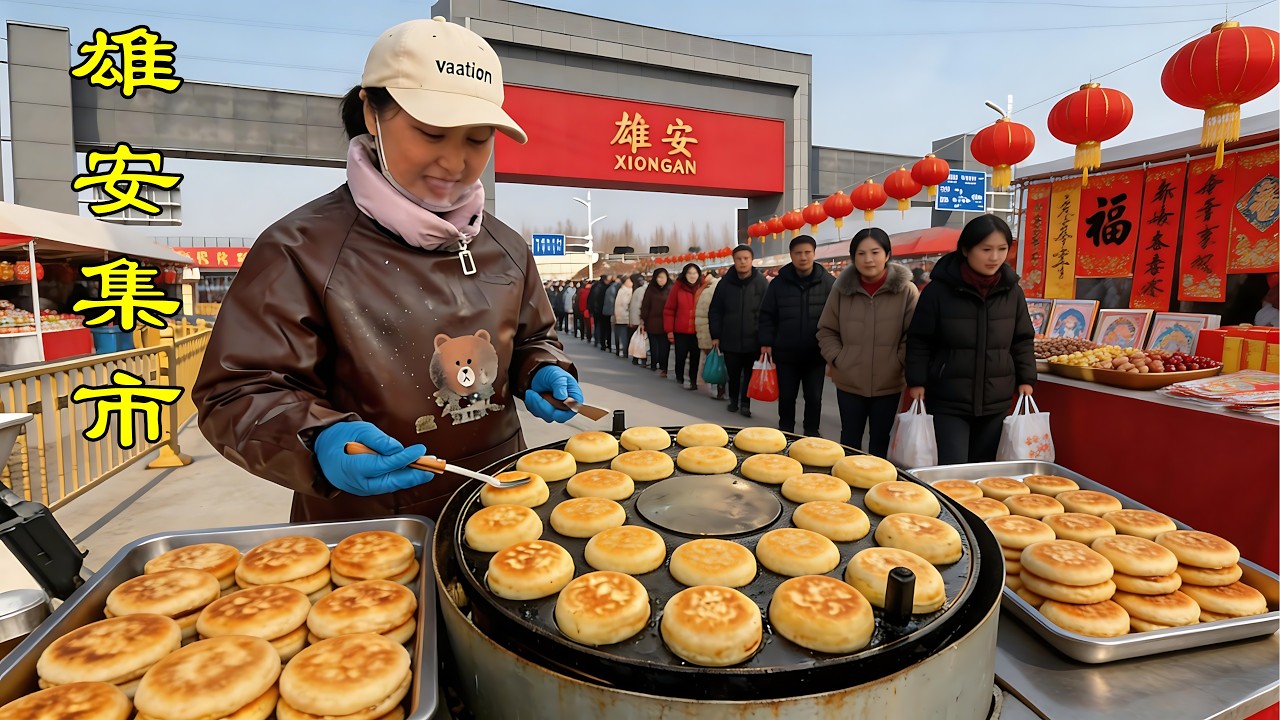 中國雄安集市，這裏不止是未來之城！還有民間的繁華，逛雄安大集，感受最真實的中國美食和煙火氣