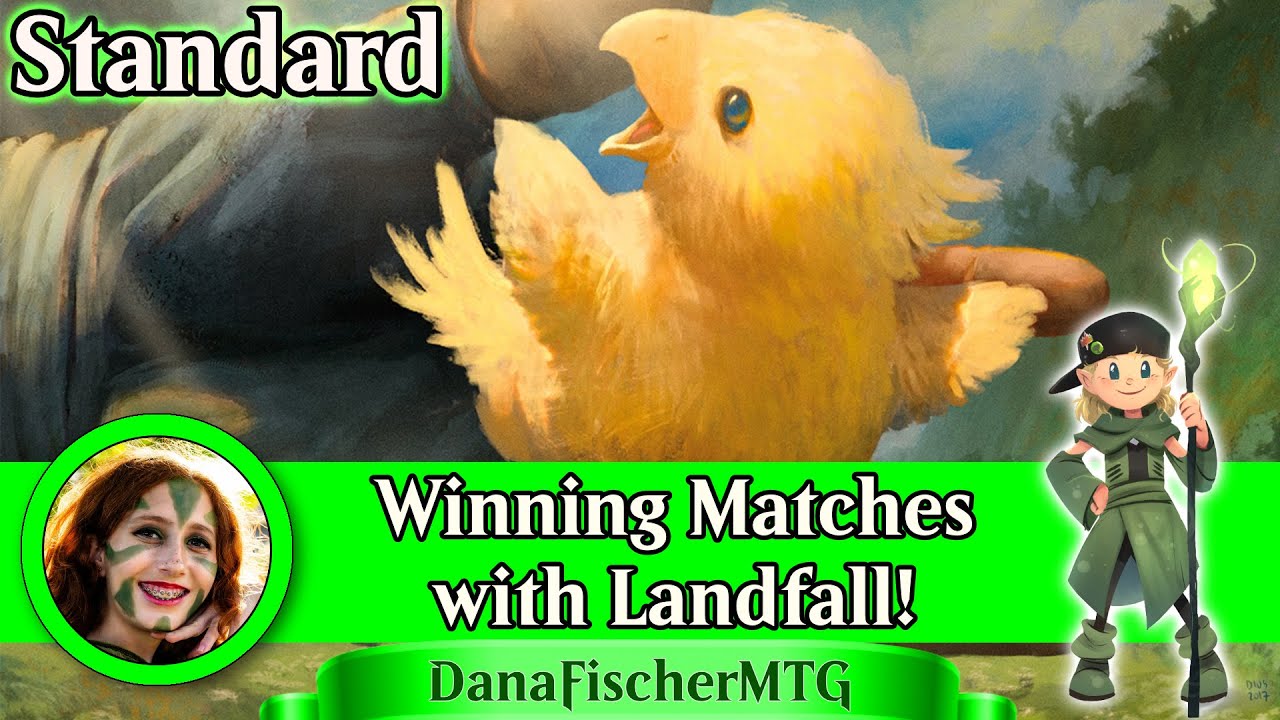 Magic MTG Arena - Standard - Winning Matches with Landfall!