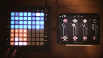First microjam on Launchpad Pro Mk3 using iPad