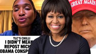 TLC'S CHILLI RESPOND AFTER GETTING EXPOSED FOR SAYING MICHELLE OBAMA IS A MAN & BEING MAGA