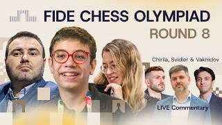 ♟ FIDE Chess Olympiad 2026 | Round 8 | Oro, Mamedyarov, Tsolakidou & More screenshot 1