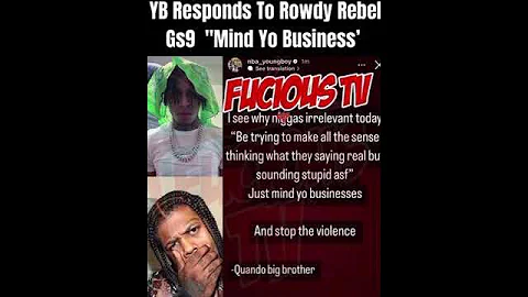 NBA Youngboy Response To Rowdy Rebel “Mind Yo Business” 😳 #nbayoungboy #ddosama #youtubeshorts