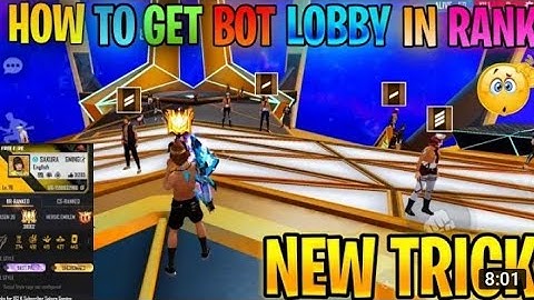 HOW TO GET BOT LOBBY IN RANKED GAME FREE FIRE | FIND BOT LOBBY IN RANKED GAME NEW TRICK REVEALED |