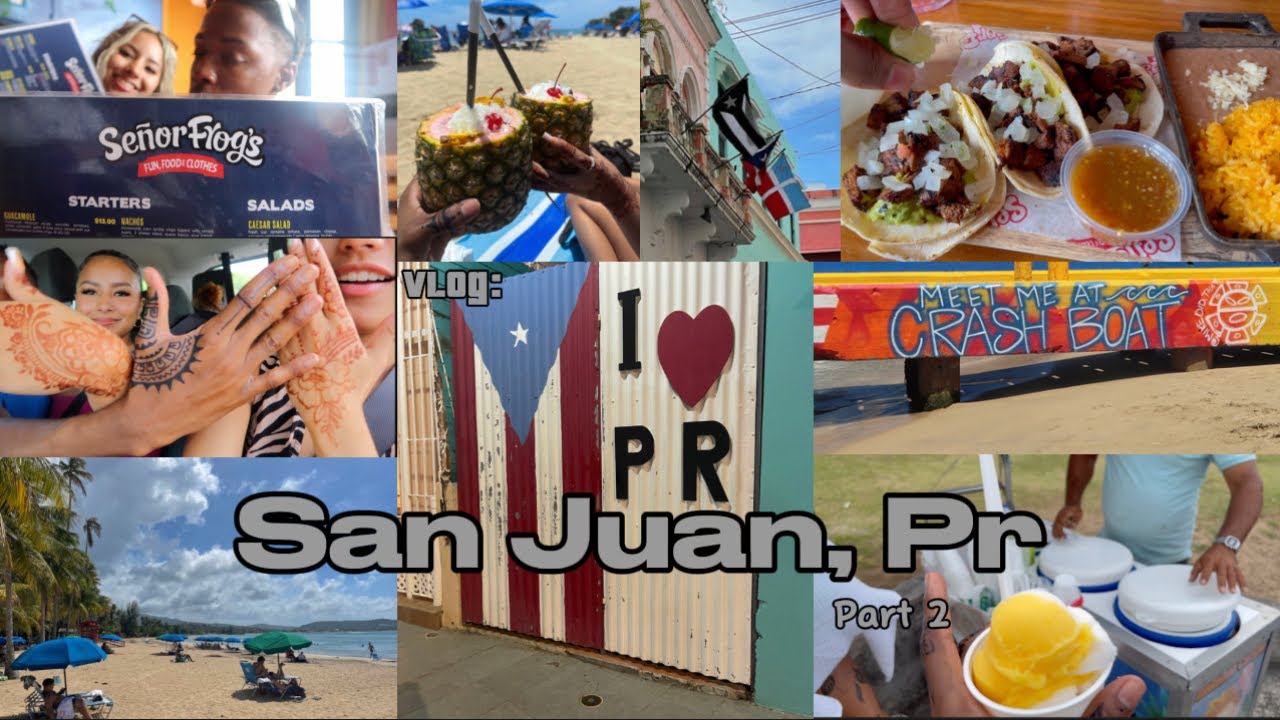 Puerto Rico Travel Vlog Pt.2 🇵🇷 Old San Juan, Henna tattoos, Crash