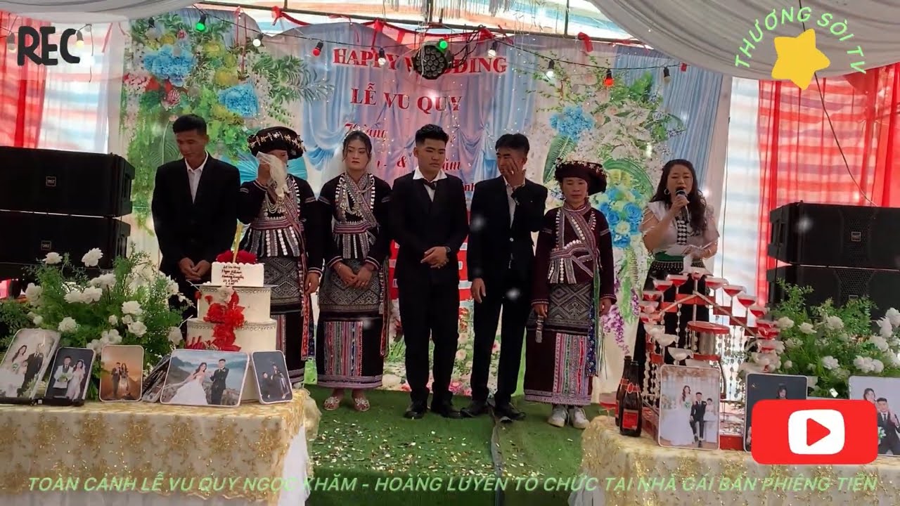 TOÀN CẢNH LỄ VU QUY NGỌC KHĂM - HOÀNG LUYỀN ĐƯỢC TỔ CHỨC TẠI NHÀ GÁI BẢN PHIÊNG TIÊN