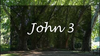 A reading of John 3 from the New Living Translation