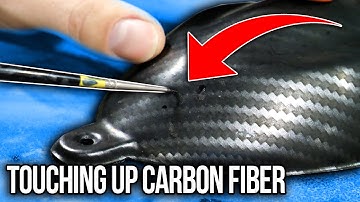 HOW TOUCH UP HYDRO DIPPED CARBON FIBER | Liquid Concepts | Weekly Tips and Tricks