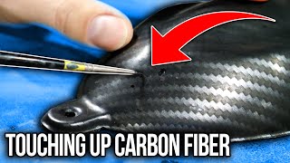 HOW TOUCH UP HYDRO DIPPED CARBON FIBER | Liquid Concepts | Weekly Tips and Tricks