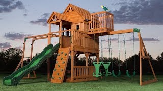 Best outdoor playsets for kids. List wooden swing sets. 7. Backyard Discovery Skyfort II Wood Swing Playset 6. Gorilla Playsets ...