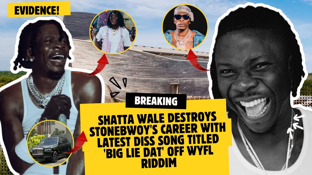 Shatta Wale DESTROYS Stonebwoy's Career With Latest DISS Song Titled 'Big Lie Dat' Off WYFL Riddim