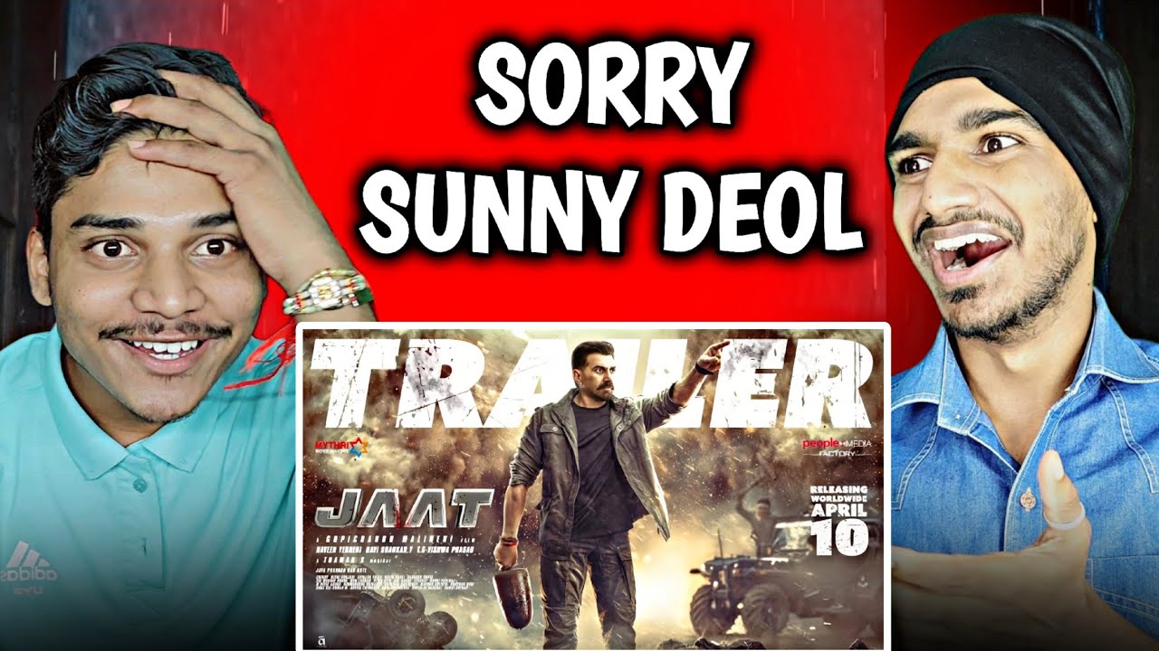 JAAT CRAZY TRAILER REACTION | Sunny Deol |