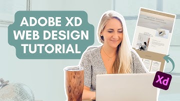 Adobe XD Website Design Tutorial | Design my home page with me!