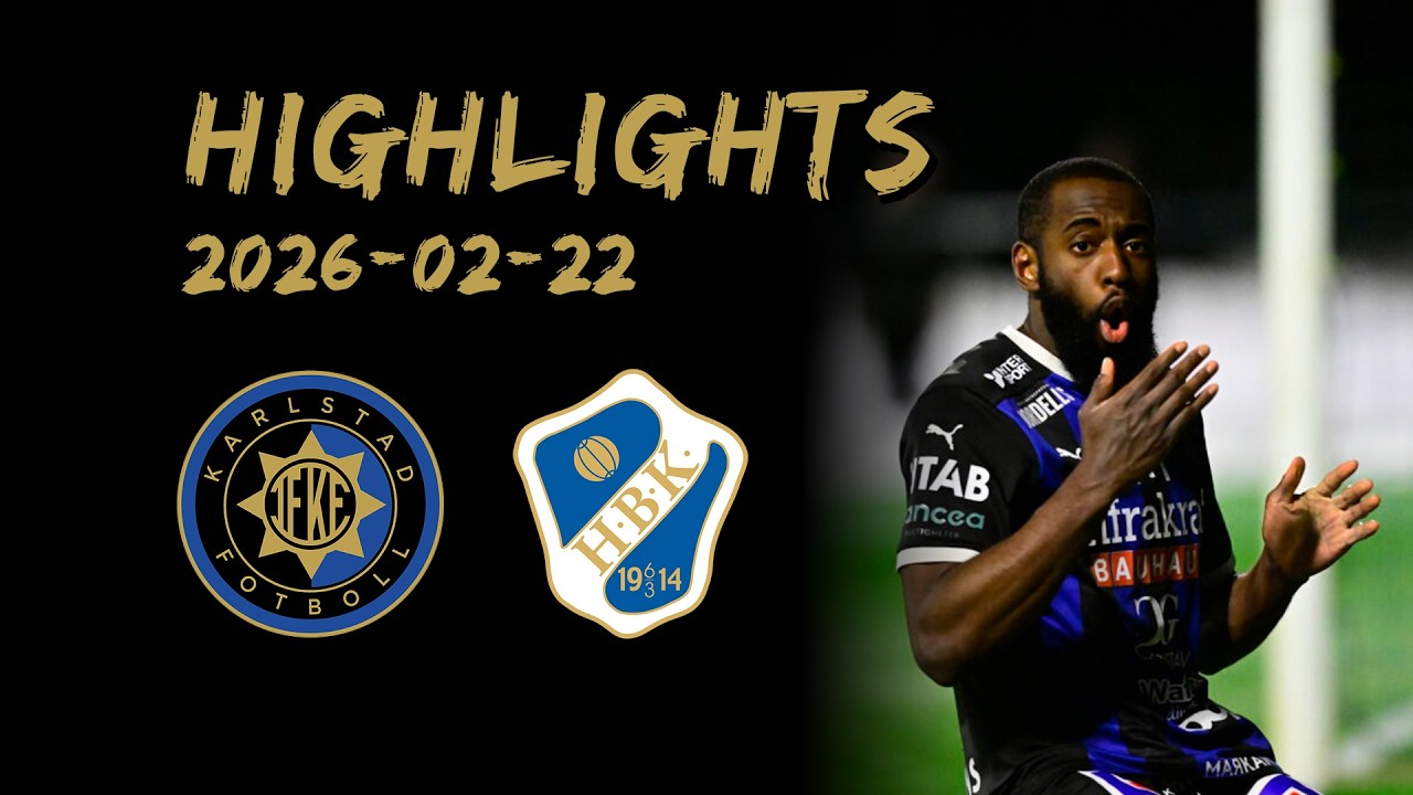 Highlights — Karlstad Fotboll - Halmstad BK | Svenska Cupen