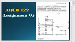 ARCH 122- Assignment 05- Instruction
