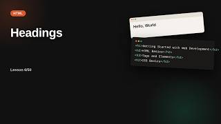 Headings | HTML SEO Tutorial | HTML SEO Tutorial