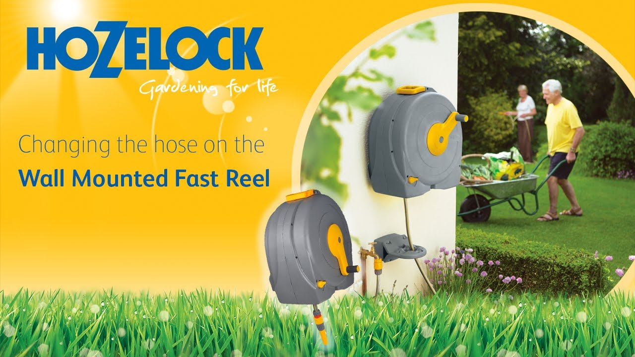 How to  Change the Hose on a Hozelock 40m Wall Mounted Fast Reel