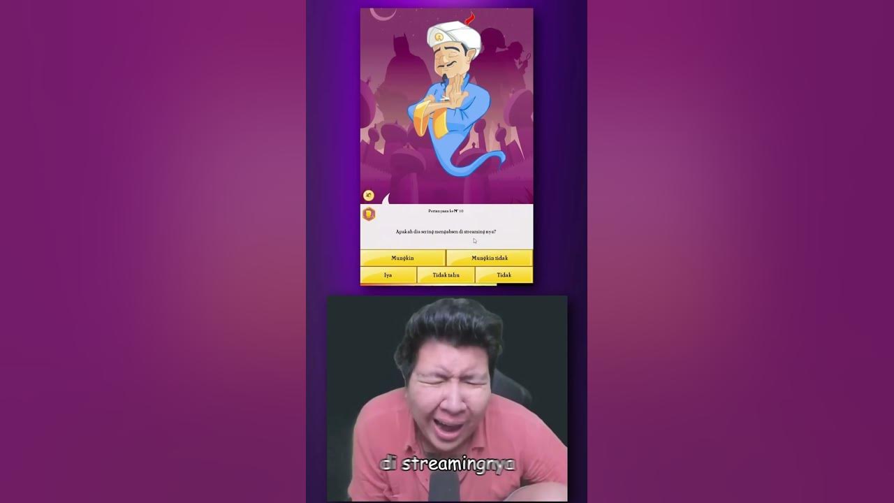 REAKSI WINDAH BASUDARA BISA DITEBAK JIN AKINATOR *GILA*