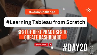 #30daychallenge of  Learning #Tableau  Day 20:#dashboardpractises