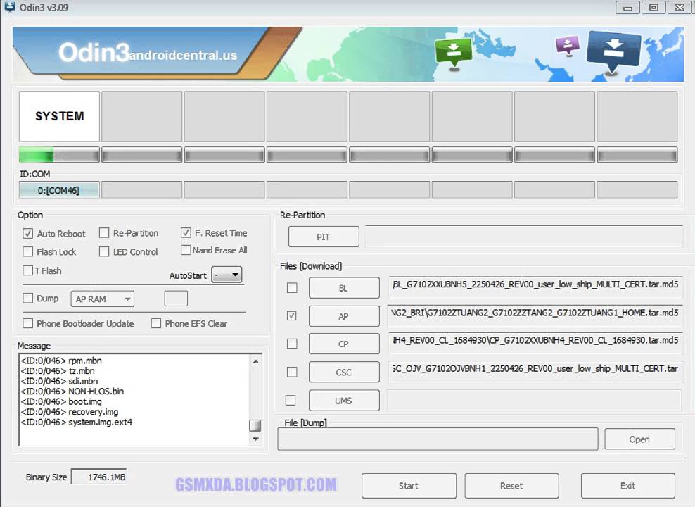 Samsung S7102 Flash done with flash tool by GsmHelpFul