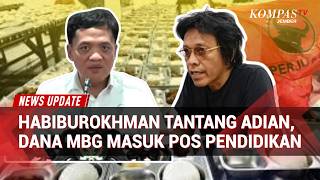 Polemik Dana MBG di Pos Pendidikan Panas, Habiburokhman Tantang Adian Napitupulu