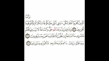 سورة الجاثية 10 القسم العاشر تكرار كيفي من .. وأما الذين كفروا .. إلى .. ما كانوا به يستهزئون