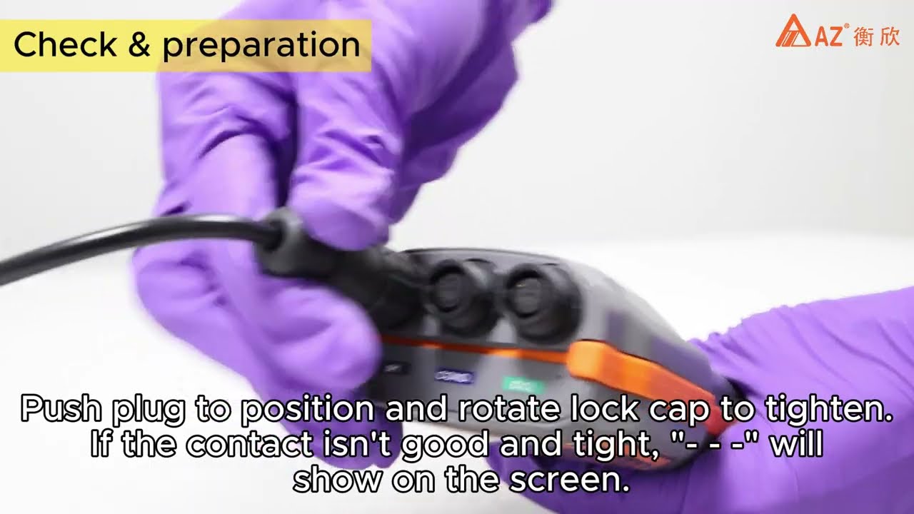 AZ 86032 optical DO, pH, EC, TDS, Salinity, Temperature 6 in 1 combo water meter operation-English