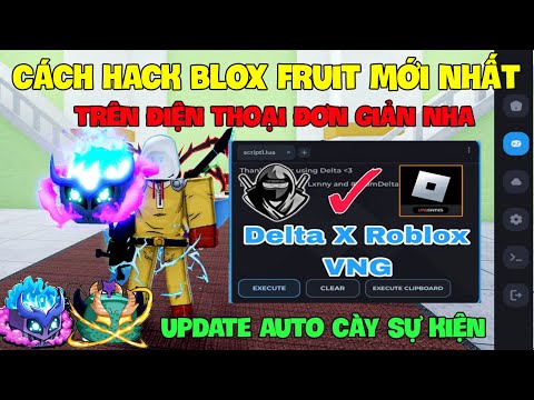 Hướng dẫn Hack Roblox VNG Blox Fruit trên Điện thoại iOS và PC Delta x VNG: Script Farm Tim Sự Kiện Valentine