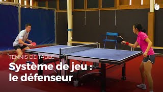 Connaître le système de jeu du défenseur, avec Mathieu Combe | Tennis de Table