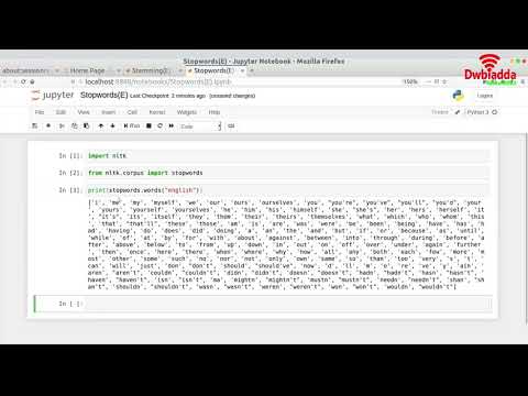 Intro to stopwords removal in nltk with example | NLP tutorial